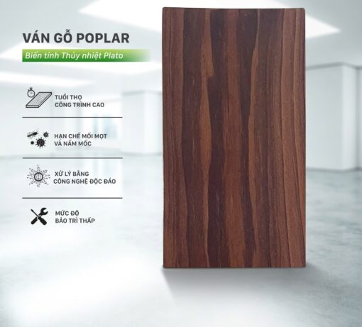 Sàn Gỗ Poplar Ngoài trời