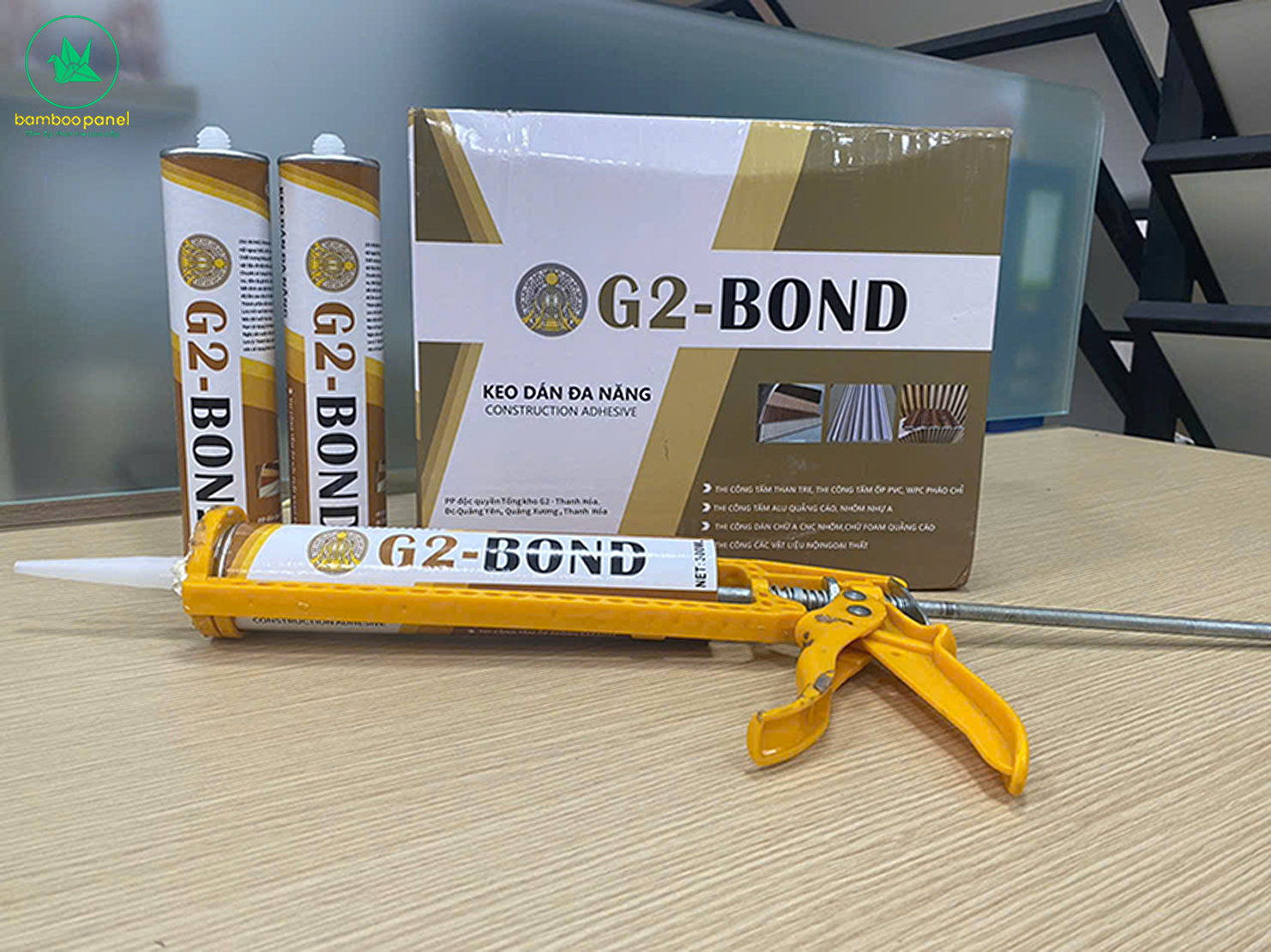 Keo Bond Tấm Ốp Than Tre Nội Thất
