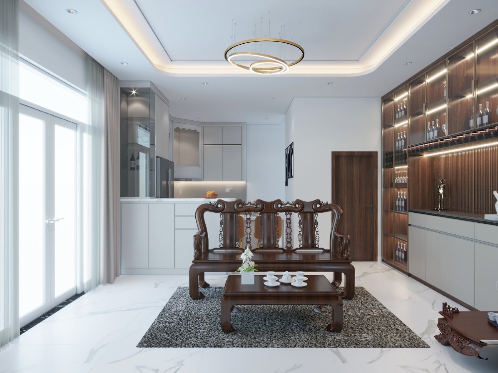 Các cách trang trí nội thất phòng khách nhà cấp 4 đẹp, tiện nghi