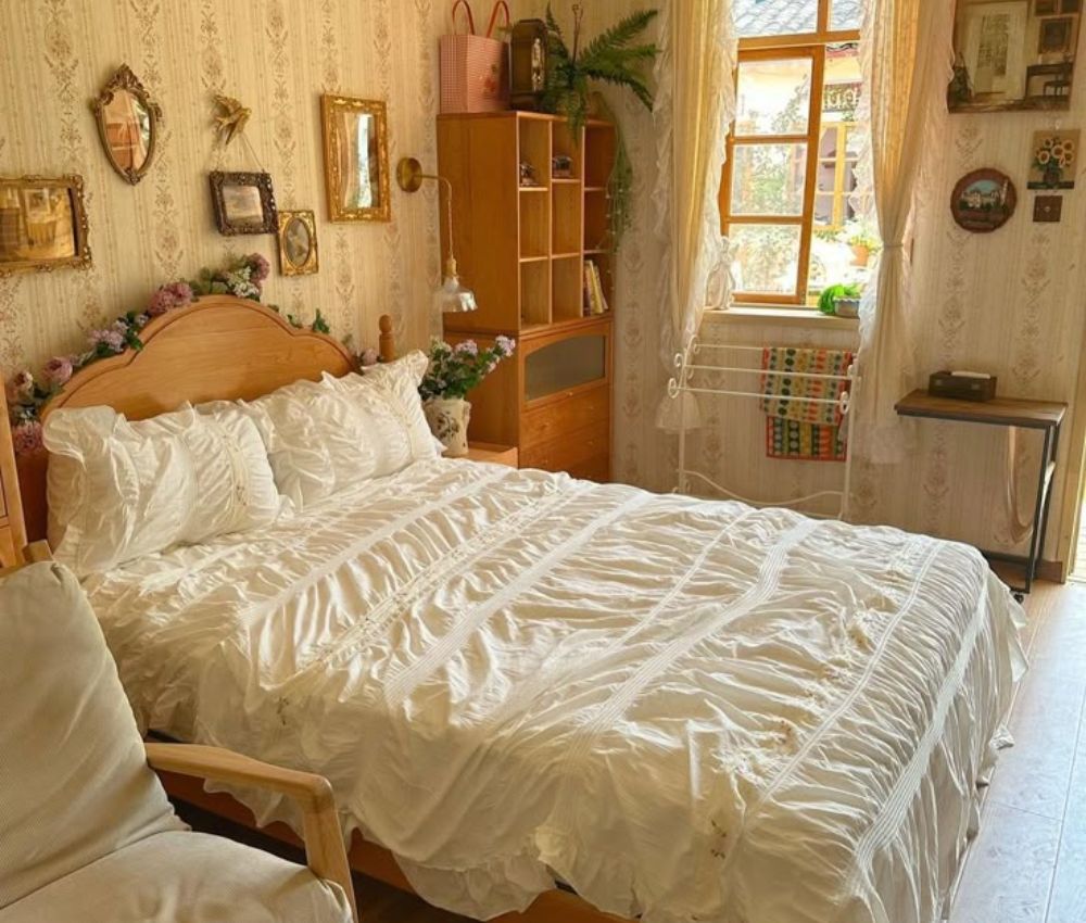 Decor phòng ngủ vintage đem tới cảm giác lãng mạn và ấm áp 
