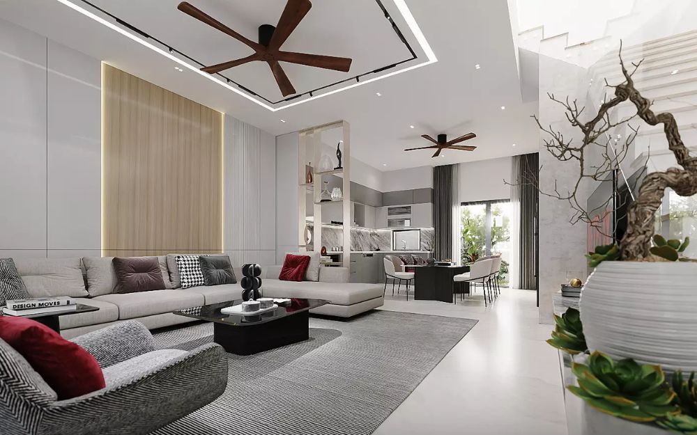 Những kiêng kỵ khi thiết kế vách ngăn phòng khách