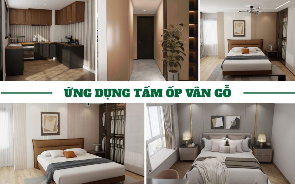Vân gỗ giúp không gian gần gũi và tinh tế hơn