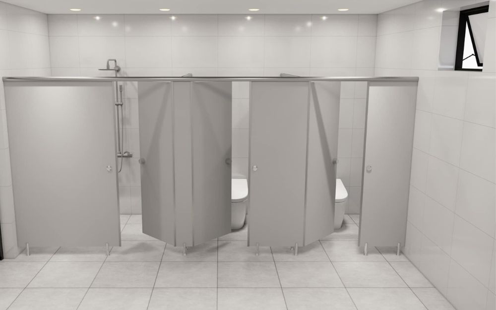 Loại công trình có ảnh hưởng lớn tới chiều cao vách ngăn vệ sinh