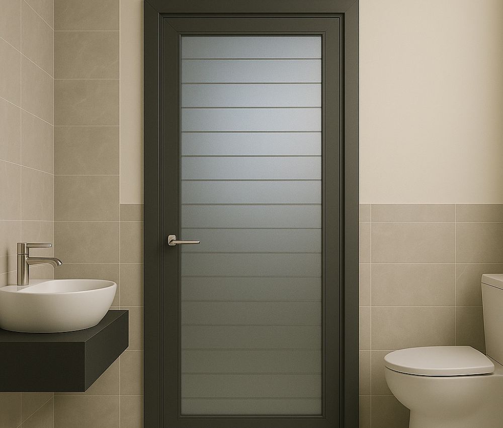 Với những không gian có diện tích hạn chế, cửa nhà vệ sinh có thể thiết kế khoảng 60 x 190 cm