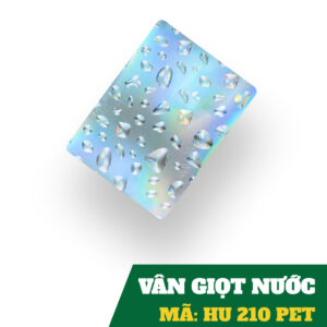 Tấm Ốp Than Tre Vân Giọt Nước HU 210 PET
