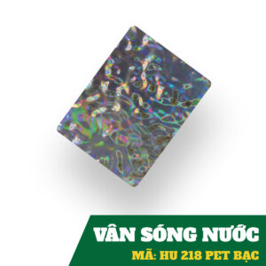 Tấm Ốp Than Tre Vân Sóng Nước HU 218 BẠC