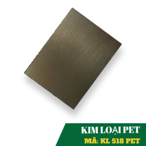 Tấm Ốp Than Tre Kim Loại KL 518 Bạc