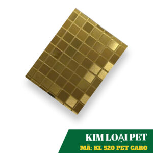 Tấm Ốp Than Tre Kim Loại KL 520 Caro