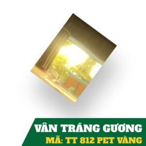 Tấm Ốp Than Tre Vân Tráng Gương TT 812 VÀNG